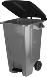 БАК ДЛЯ МУСОРА FREESTYLE С КРЫШКОЙ НА КОЛЕСАХ 100 Л