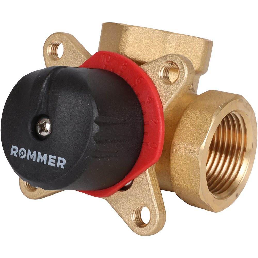ROMMER трехходовой смесительный клапан 1" ВР KVs 10