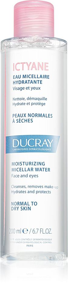 Ducray Ictyane Увлажняющая мицеллярная вода для нормальной и сухой кожи