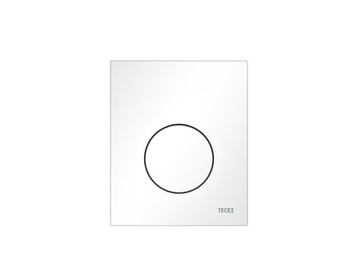 Пластиковая панель смыва TECEloop с картриджем для писсуара, цвет белый