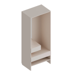 Прихожая "АЛЬТЕ" с 2 ящиками и зеркалом