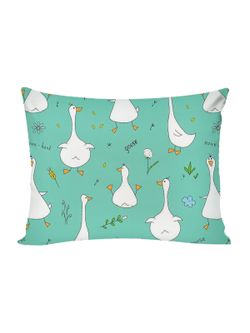 Постельное белье Полисатин Мечта "Гуси-Гуси" 1,5-сп Наволочка 50х70 см 1 шт Простынь 150x215 смПододеяльник 145x215 см