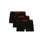Трусики-боксеры 3шт. TRUNK TRIPLET NEBULA Hugo Bodywear - черный(50496723)