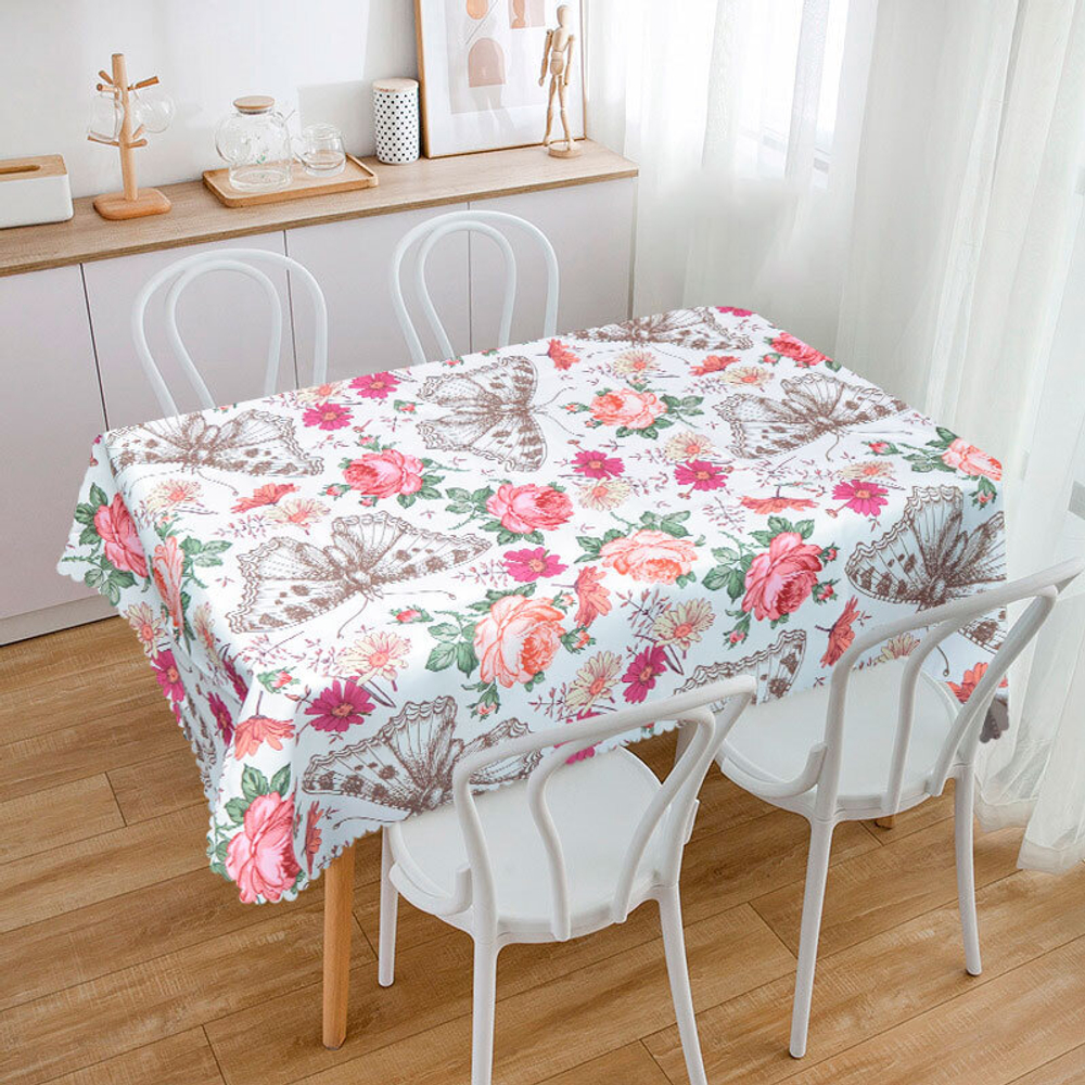 Скатерть 140*180см с водоотталкивающей пропиткой, 100% полиэстер, NN-1008542