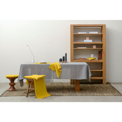 Подушка на стул 40x40 Tkano Essential льняная желтая