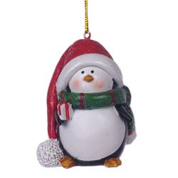 GAEM Фигурка декоративная подвесная "Пингвин", L5 W5 H6,5 см, 2в.