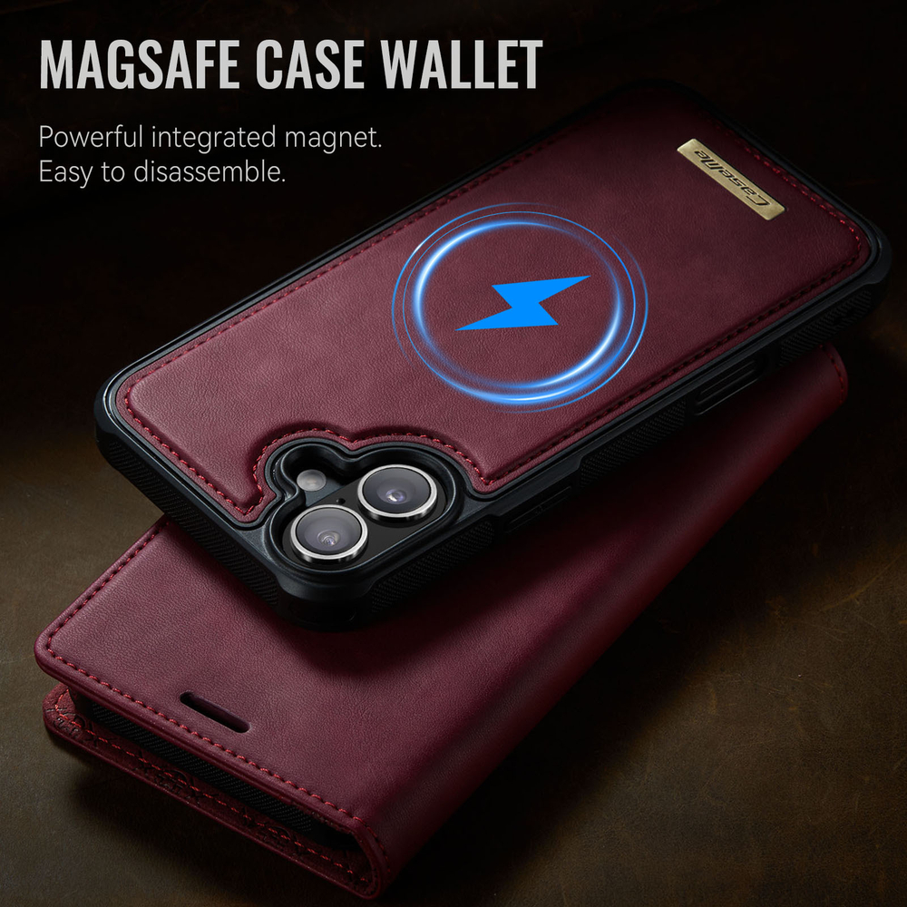 Чехол-кошелек CaseMe 2 in 1 MagSafe iPhone 16+