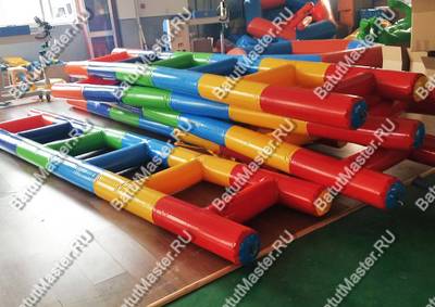 Надувная командная игра "Пожарная лестница", 6 игроков