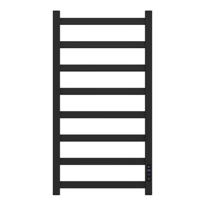 Полотенцесушитель электрический Point Атлант PN18848B П8 400x800, диммер справа, черный