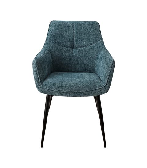 Стул обеденный Adam рогожка голубой