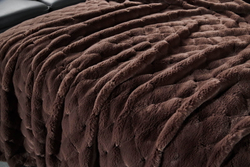 Плед 220х240 Sofi De MarkO Бернард шоколад