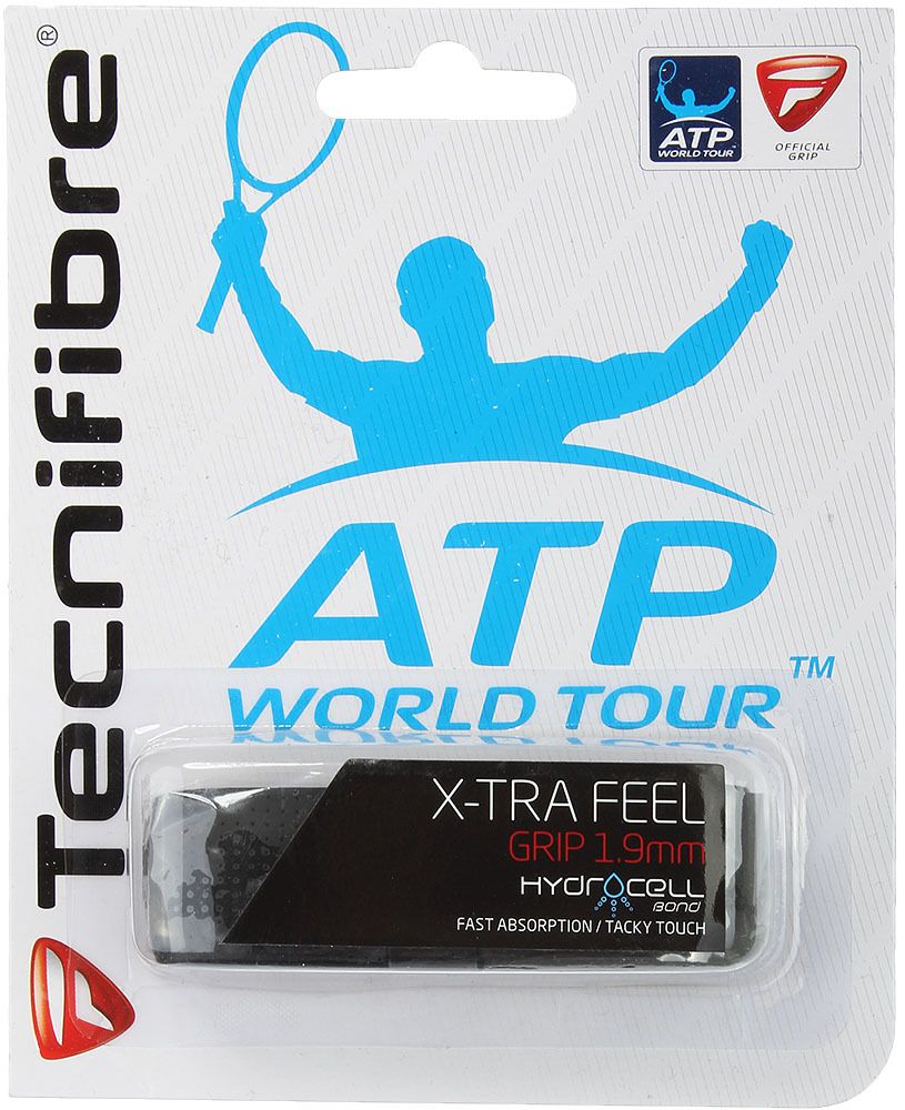 Теннисные намотки базовые Tecnifibre X-Tra Feel black 1P