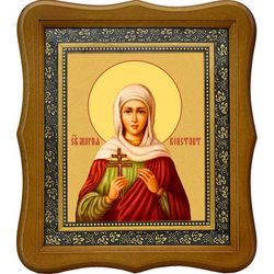 Мария Константинопольская (Патрикия) святая мученица. Икона на холсте.