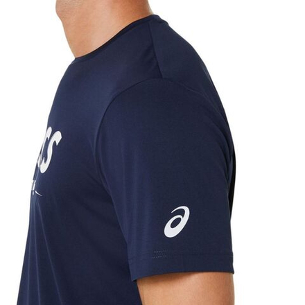 Мужская теннисная футболка Asics Court Tennis Graphic tee - небесный