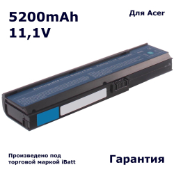 Аккумулятор iBatt 5200mAh для ноутбука Acer Aspire 3680