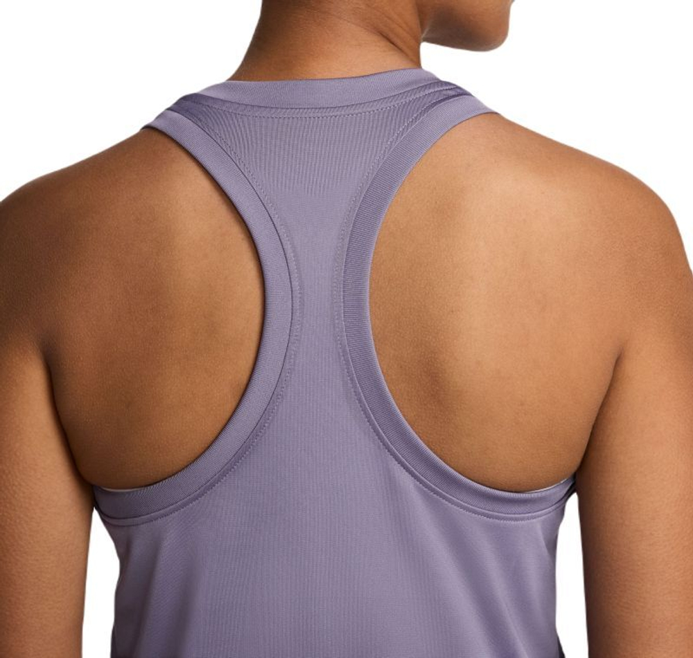 Женский топ теннисный Nike Dri-Fit Racerback Tank - Фиолетовый