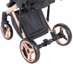 Детская коляска Adamex Chantal Star Collection 2 в 1 STAR101 черный+розовый