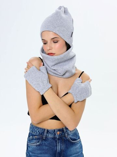 Митенки женские из футера с начесом
