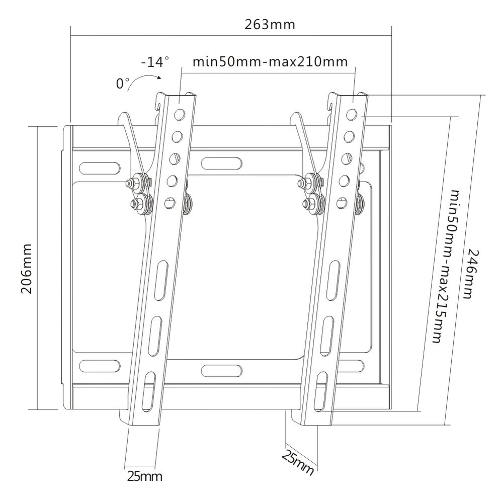 Крепление для дисплея настенное Digis DSM-3421H