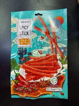 Соевое мясо Lakexixi Пряная палочка Hot and Spicy (Пряный и Острый) 92г