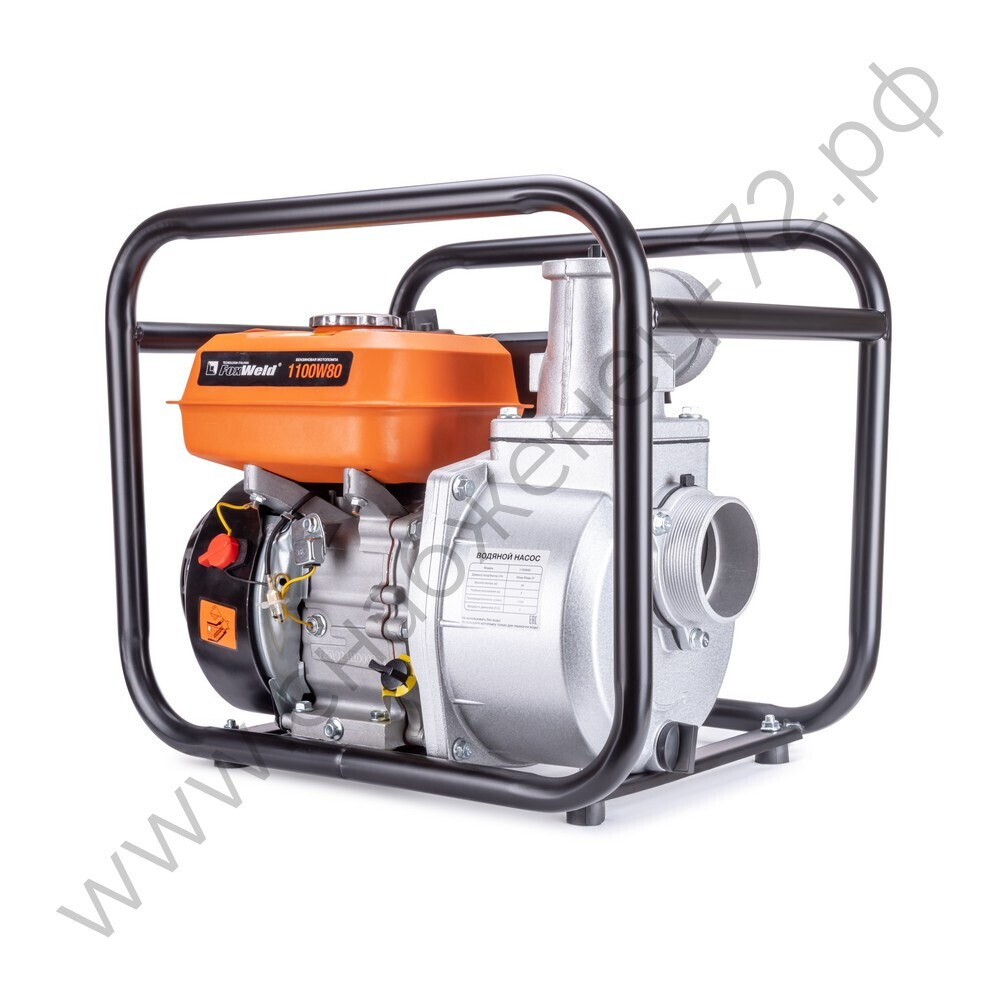 Мотопомпа бензиновая FoxWeld 1100W80