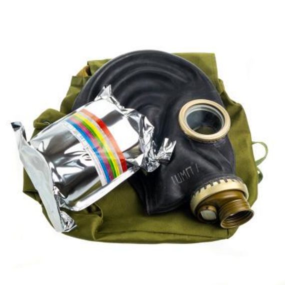 Противогаз фильтрующий Бриз-3301(ППФ) 34К2SX(CO)NOP3 R D , комплектация ШМП