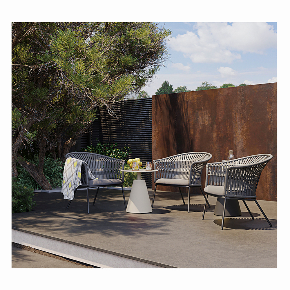 Столик кофейный Bergenson Bjorn Marius, 50 см, бежевый