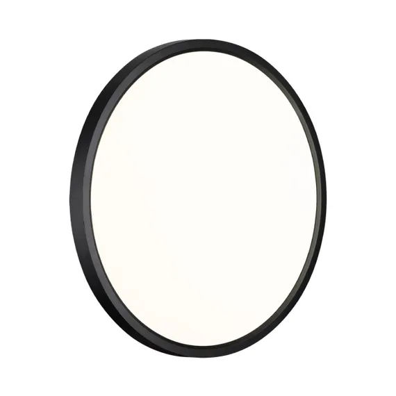 7660/32L MITRA LED SN 087 Светильник пластик/белый/черный LED 32Вт 3000/4000K D400 IP40 ALFA BLACK