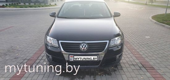 Передние фары tru drl chrome для VW Passat B6