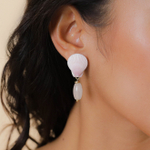 Серьги Nature Bijoux, Spiaggia Rosa, с морской ракушкой и розовым кварцем, NB26.1-12-90563 (розовый)