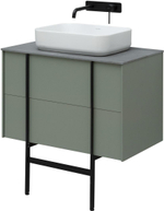 Тумба с раковиной Allen Brau Reality 1.32005.CGM 80 cement grey matt