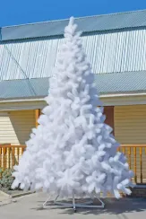 Интерьерная искусственная сосна Рублевская белая 8 м., ствольная, Леска, Green Trees (GT8RULESW)