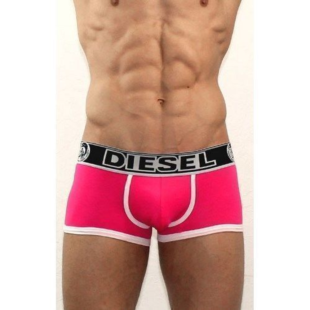 Мужские трусы боксеры малиновые Diesel Only the Brave Crimson Boxer DIS0180
