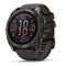 Умные часы Garmin Fenix 8, 51 мм, AMOLED, Sapphire Carbon Gray DLC Titanium with Black/Pebble Gray Silicone band