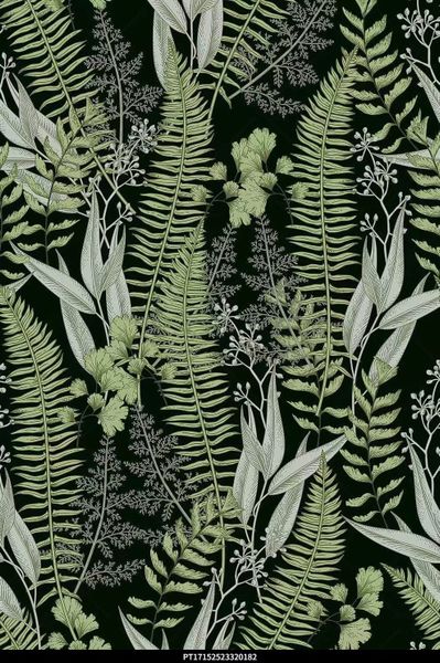 ПРЕДЗАКАЗ, НОЧНОЙ ПАПОРОТНИК, 100% хлопок 1