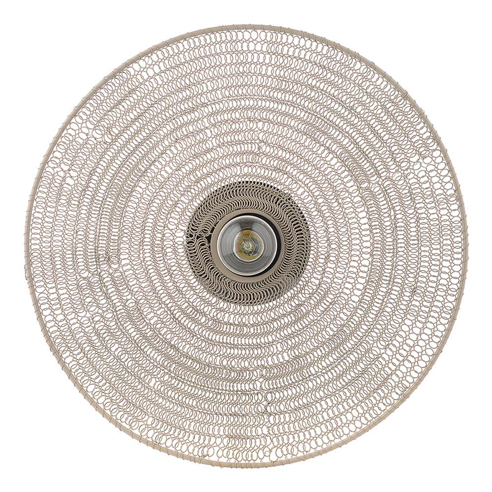 Светильник настенный vinger, D37,5х19 см, бежевый