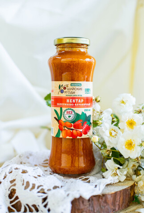 Нектар облепихово-клубничный, 250 мл