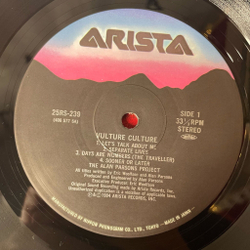Винтажная виниловая пластинка LP The Alan Parsons Project Vulture Culture (Japan 1985) (Obi) Separate Lives