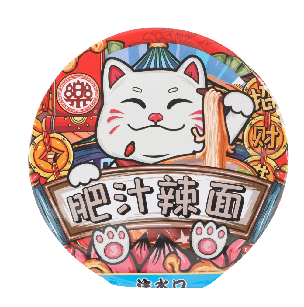 Лапша быстрого приготовления пшеничная Le Ramen Meow, острая со вкусом говядины