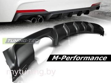 Диффузор заднего бампера под одиночный выхлоп для BMW F30