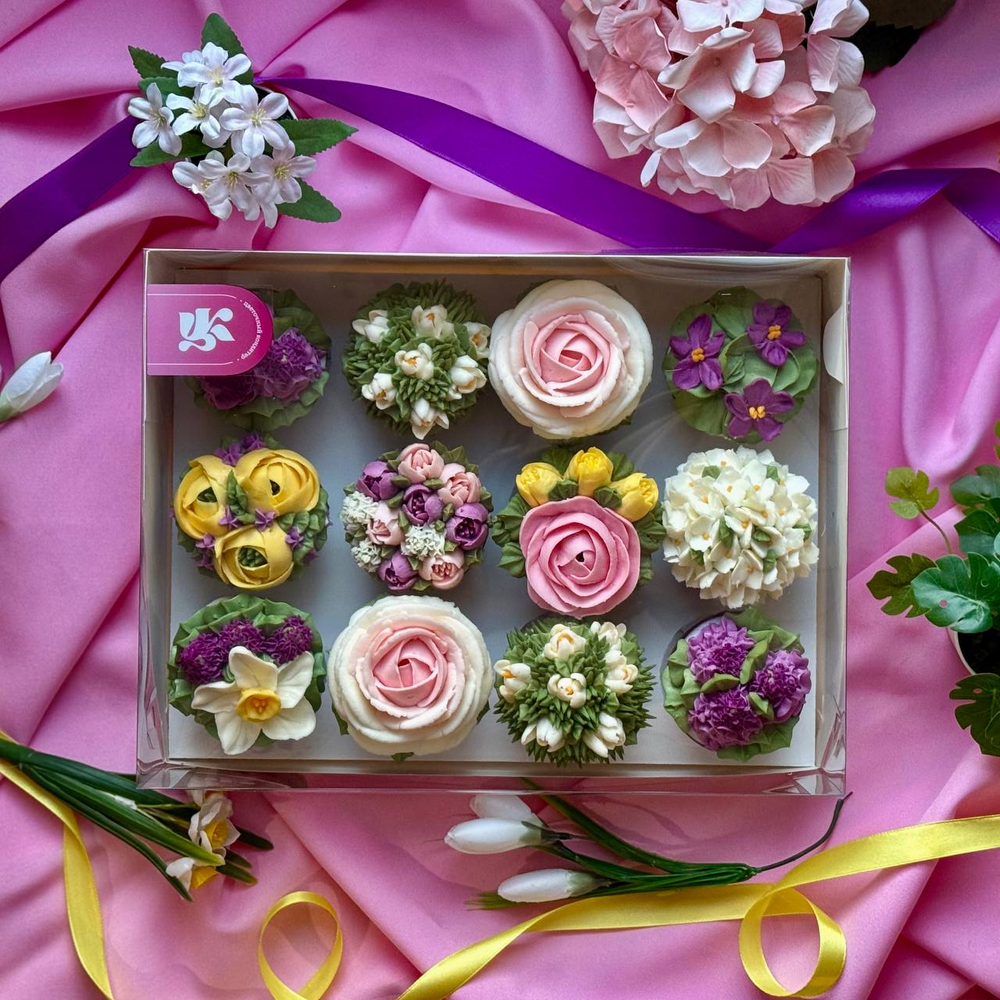 Шоколадные горшочки "Весенний сад"