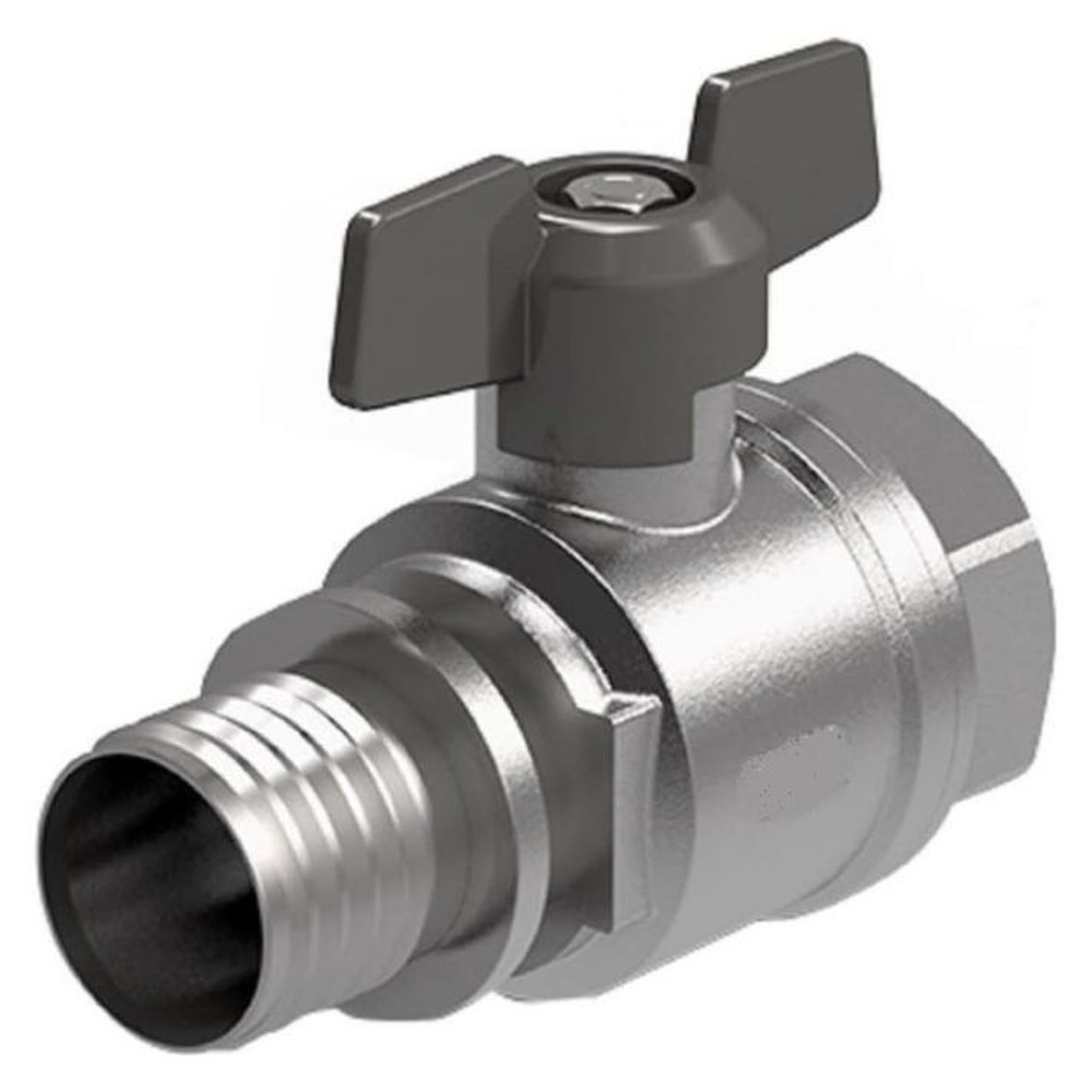 Кран шаровый Royal Thermo с аксиальным соединением ВР 20×3/4"