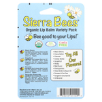 Sierra Bees, набор органических бальзамов для губ, 4 штуки, вес: 4,25 г (0,15 унции) каждый