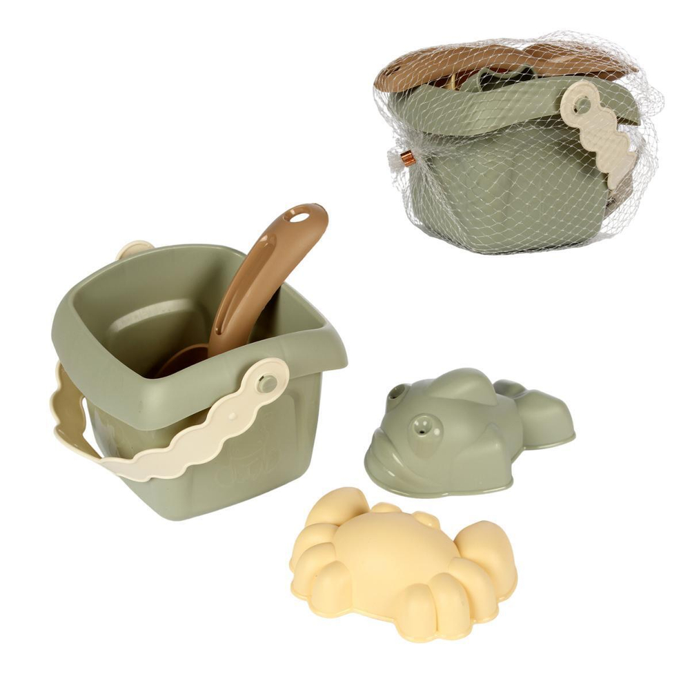 Набор для песка: ведро малое, совок, 2 формочки "Эстетика" сет. (Нордпласт)