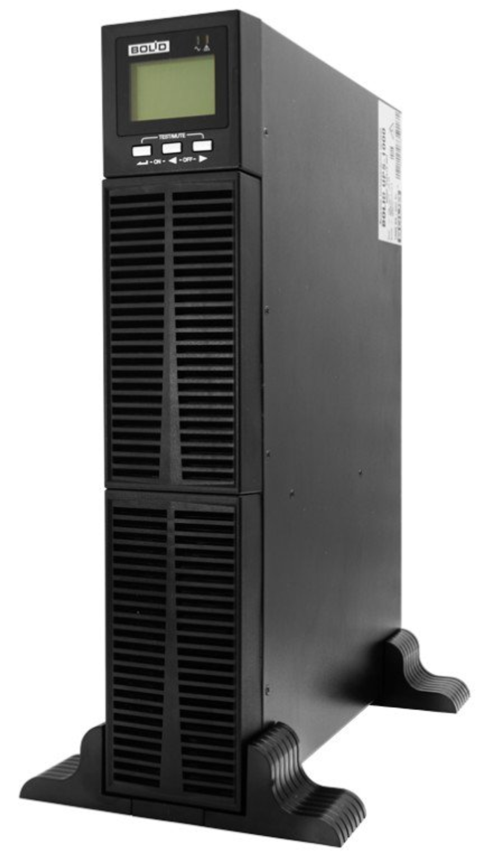 UPS-1000 - Источник бесперебойного питания с вых.напряжением 220 В и мощностью 1000 ВА. 2 шт встроенные АКБ "Болид АБ1209С". Возможность установки автономно или в стойку 19"