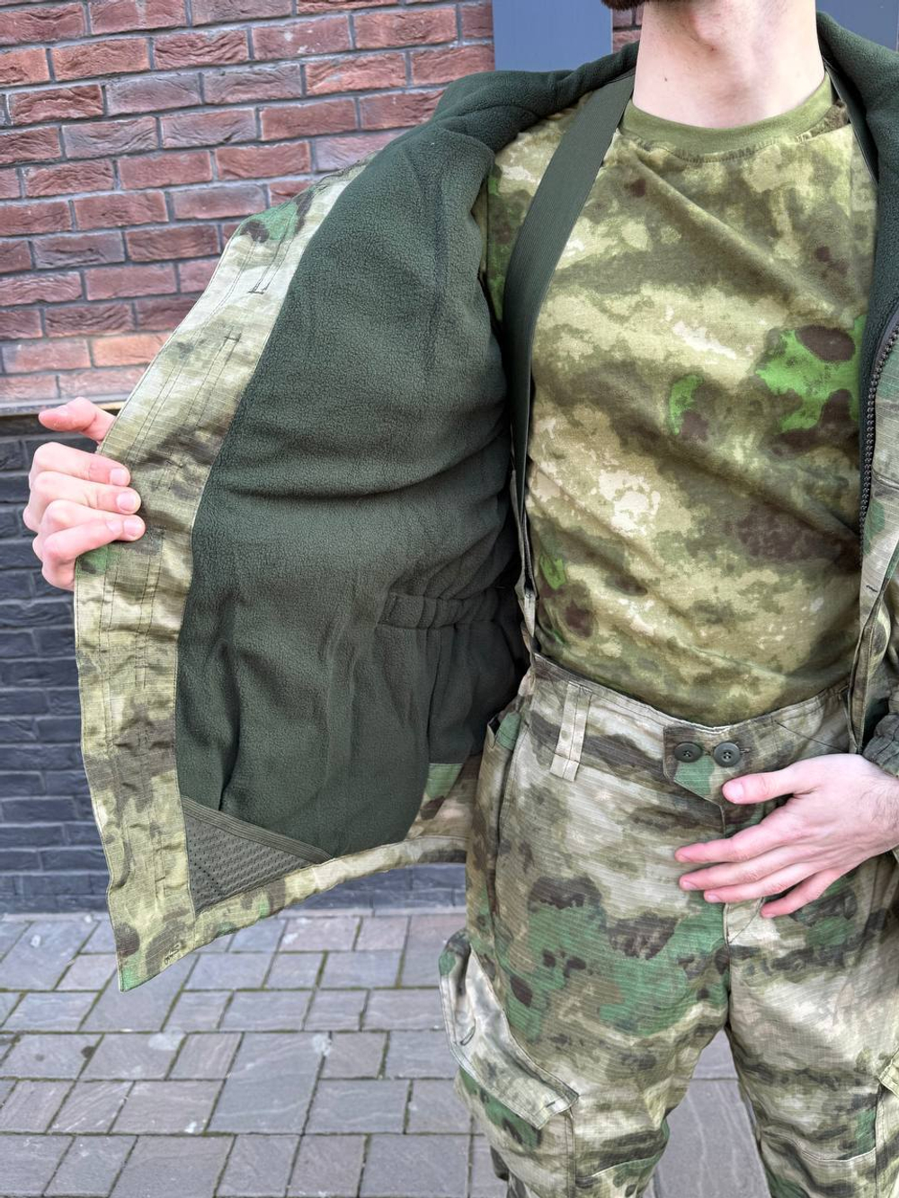 Костюм Горка 6 флис лайт / осень-зима / мох