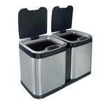 Ведро для раздельного сбора мусора, сенсорное, 2 емкости, Foodatlas  JAH-8520, 14л (7+7)