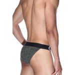 Мужские трусы танга хаки с принтом DARKZONE DZN6178