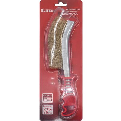 Щетка ELITECH металлическая латунированная   E1512.00001
