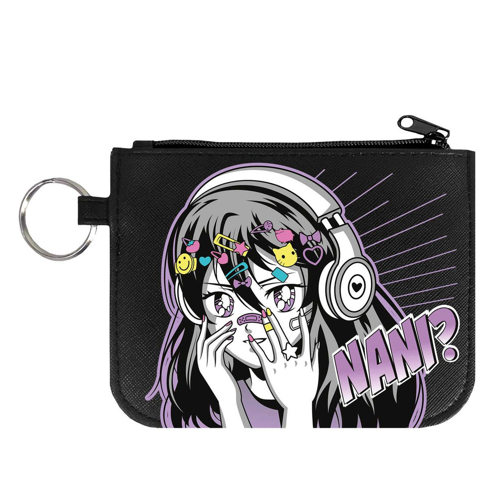 Кошелёк-картодержатель 13х1см искусст.кожа "Манга" (Феникс+)